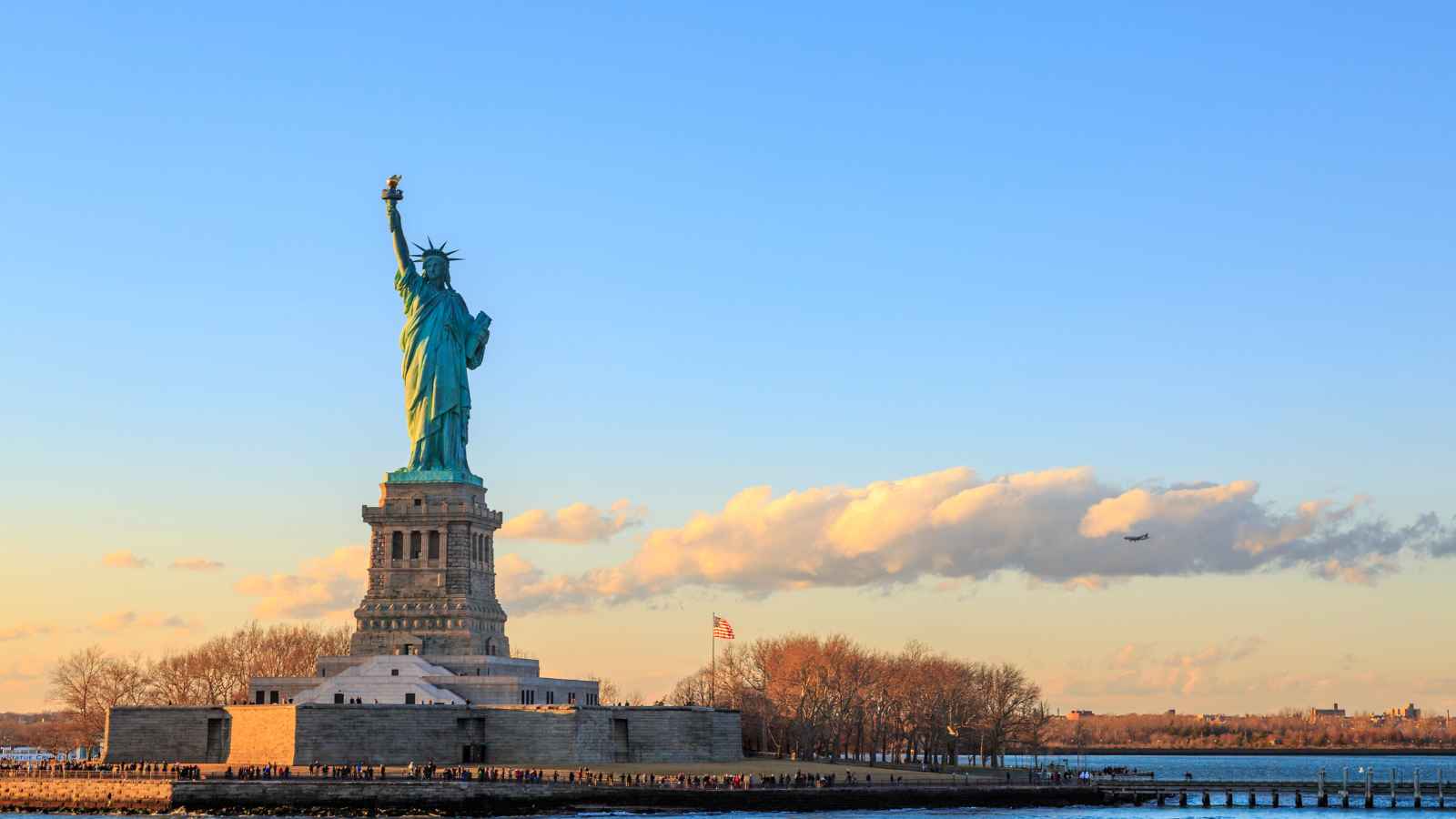 NY Statue Of Liberty and Staton Island